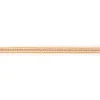 Dekoband weiß mit gold Kette Meterware Breite: 1,7cm