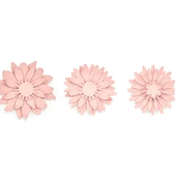 Deko Blumen DIY-Set Papier puderrosa 8,5cm