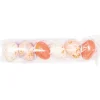 Deko Eier zum Hängen aus Polyschaum Farbmix rosa gold 6 Stück 2,7x4cm von Rico Design