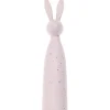 Dekofigur Hase aus Holz rosa 4x18cm von Rico Design
