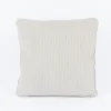 Deko Kissen aus Cord mit Kederumrandung einfarbig ecru 45x45cm