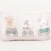 Dekokissen Kinderkissen Tierbabys Streifen beige pastell 30x50cm