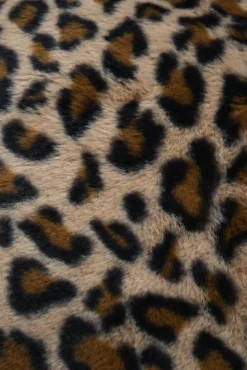 Dekokissen Kunstfell Leopardenmuster Fauves camel braun 50x80cm