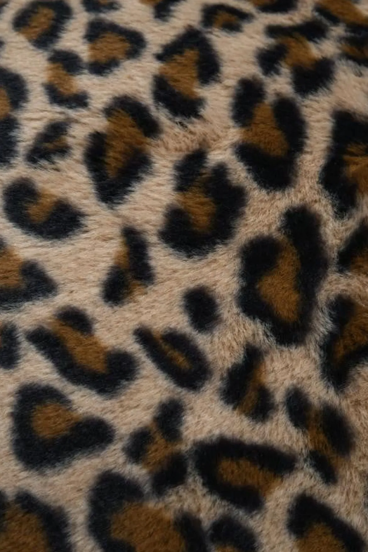 Dekokissen Kunstfell Leopardenmuster Fauves camel braun 50x80cm