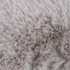 Deko Kuschelkissen Plüsch einfarbig hellgrau 45x45cm