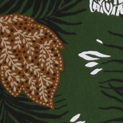 Dekostoff Baumwolle ZOOP Blumen Zebra grün braun weiß schwarz 1,5m Breite