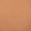 Dekostoff Baumwollstoff Waben Sechseck apricot gold metallic 1,40m Breite