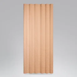 Dekostoff Baumwollstoff Waben Sechseck apricot gold metallic 1,40m Breite