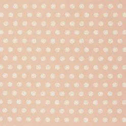 Dekostoff Canvas Ottoman gemalte Kreise pastell rosa weiß