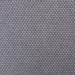 Dekostoff Dobby Diamond Mini Rauten Navy Blue dunkelblau ecru 1,40m Breite