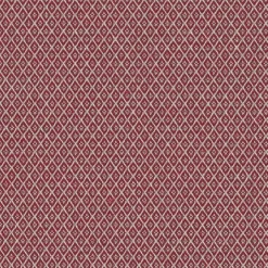 Dekostoff Dobby Diamond Mini Rauten Burgundy bordeaux ecru 1,40m Breite