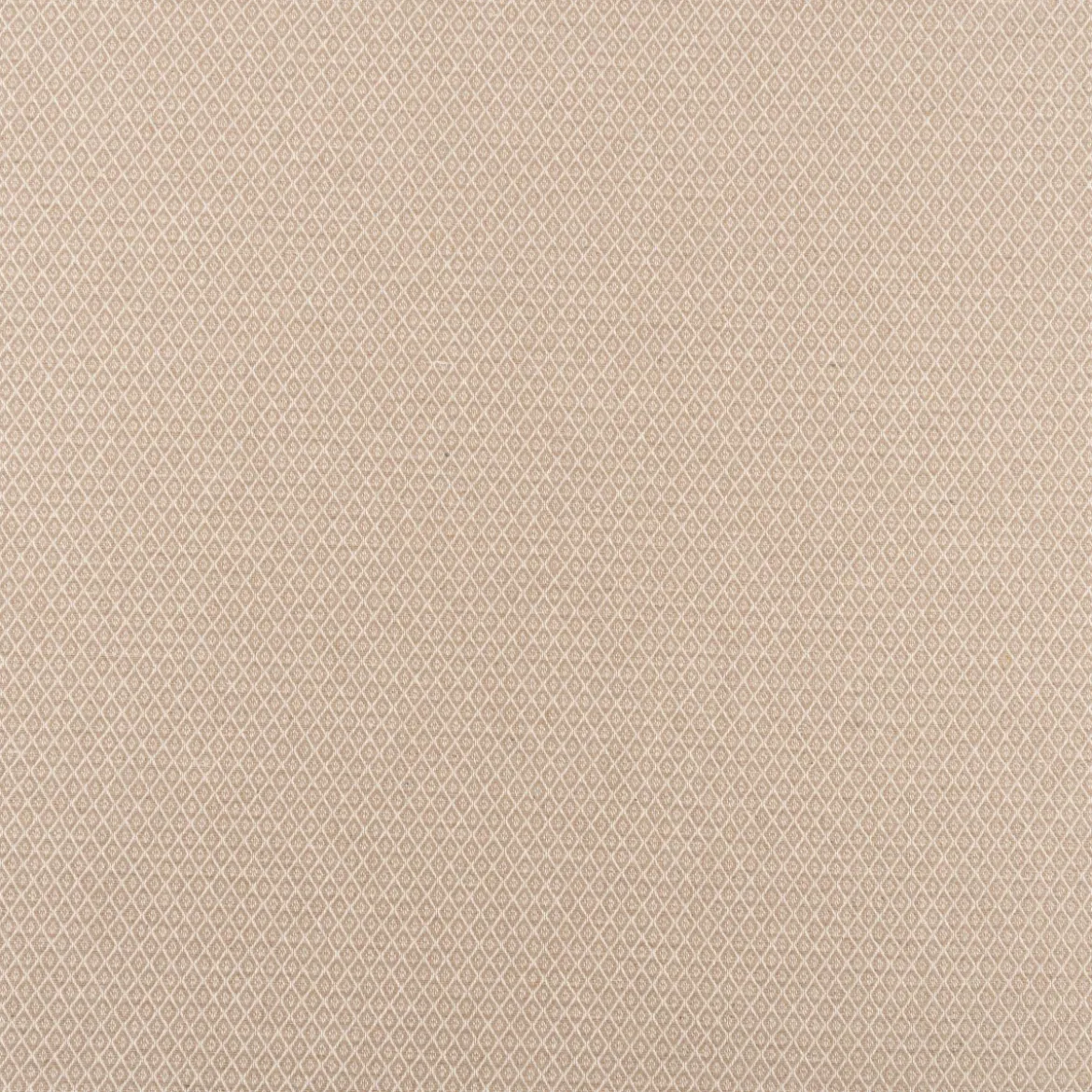Dekostoff Dobby Diamond Mini Rauten linen beige ecru 1,40m Breite