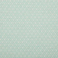 Dekostoff Dobby Diamond Mini Rauten mintgrün ecru 1,40m Breite