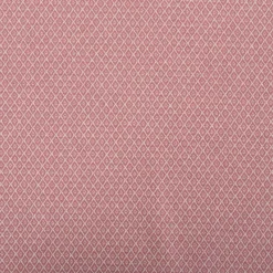 Dekostoff Dobby Diamond Mini Rauten altrosa ecru 1,40m Breite