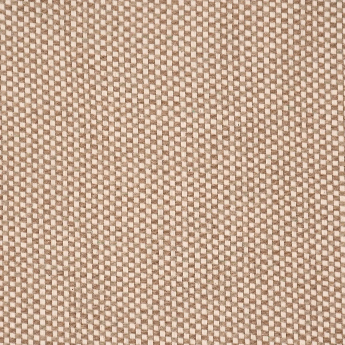 Dekostoff Dobby Panama Square Würfelstruktur uni beige 1,40m Breite