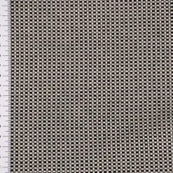 Dekostoff Dobby Panama Square Würfelstruktur uni schwarz grau 1,40m Breite