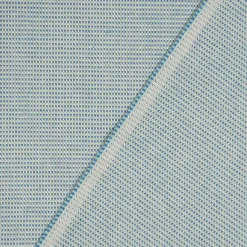 Dekostoff Dobby Square Mini Würfelstruktur Two Tone blau weiß 1,40m Breite