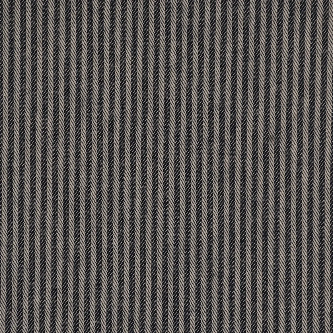Dekostoff Dobby Streifen 3mm beige blau 1,40m Breite