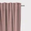Dekostoff Dobby Streifen 3mm creme rosa 1,40m Breite