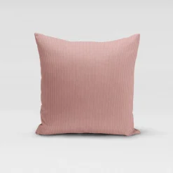 Dekostoff Dobby Streifen 3mm creme rosa 1,40m Breite