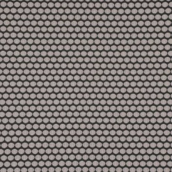 Dekostoff Double Face Jacquard Punkte schwarz silbergrau 1,50m Breite