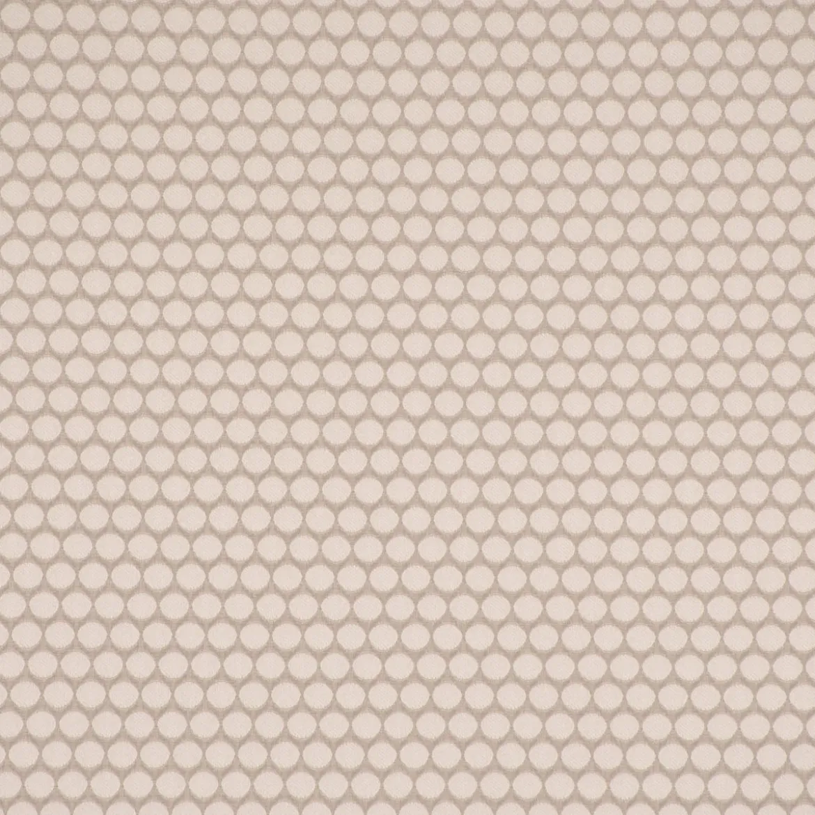 Dekostoff Double Face Jacquard Punkte beige 1,50m Breite