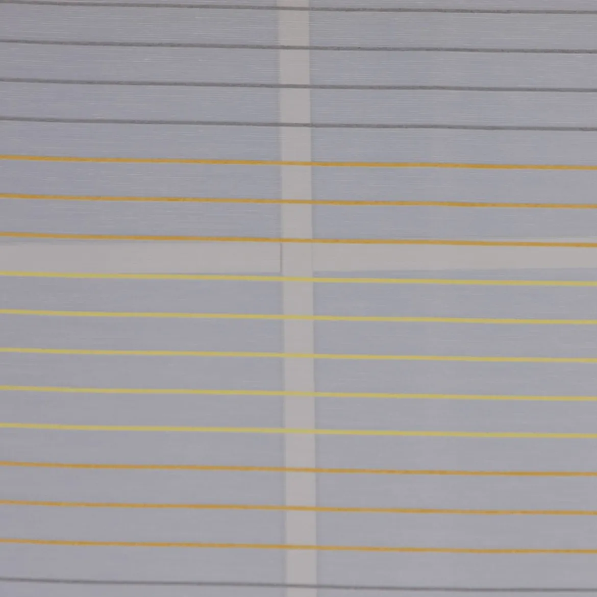 Dekostoff Gardinenstoff Voile Malados Streifen transparent weiß gelb grau 1,50m Breite