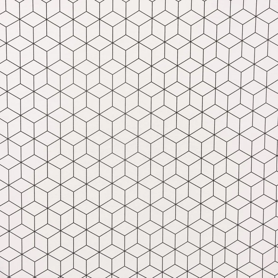 Dekostoff Geometrisches Muster cremeweiß schwarz 138cm
