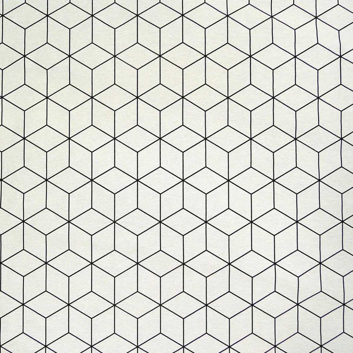 Dekostoff Geometrisches Muster cremeweiß schwarz 138cm