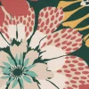 Dekostoff Halb-Panama Britta große Blüten bunt 155cm Breite