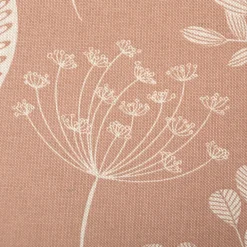 Dekostoff Halbpanama Delicate Flora Branch Gräser Blätter braun 1,4m Breite