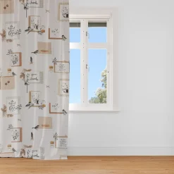 Dekostoff Halbpanama Digitaldruck Lebensweisheiten beige 140cm Breite