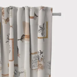 Dekostoff Halbpanama Digitaldruck Lebensweisheiten beige 140cm Breite