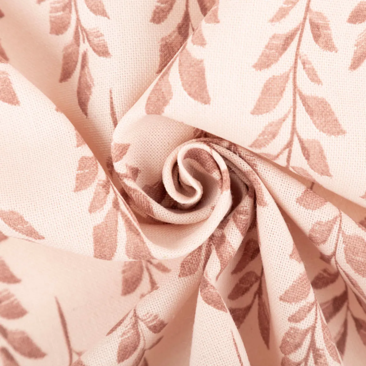 Dekostoff Halbpanama Gentle Branch Art Zweige rosa 1,4m Breite