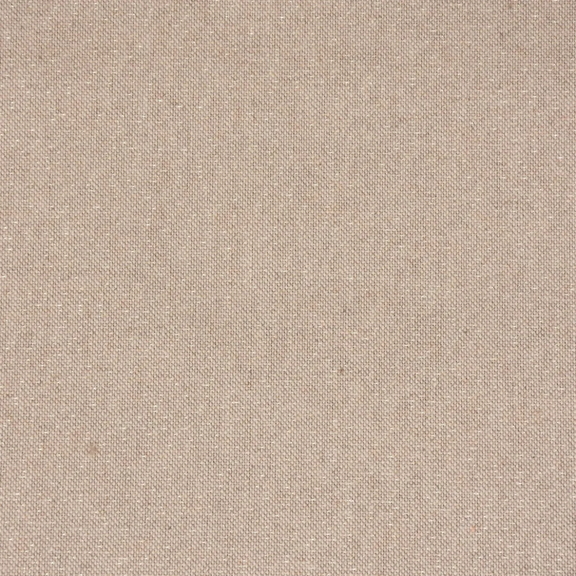 Dekostoff Halbpanama Leinenlook Lurexeffekte Glamour uni natur goldfarbig 1,40m Breite