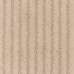 Dekostoff Halbpanama Leinenlook Sparkle Stripes Streifen natur grau 1,40m Breite