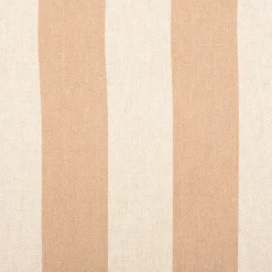 Dekostoff Halbpanama Leinenlook Streifen taupe natur 1,40m Breite