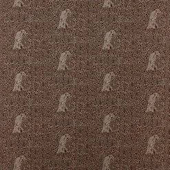 Dekostoff Halbpanama Leinenlook Leoparden natur braun 1,40m Breite