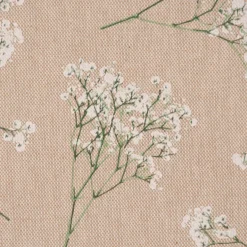 Dekostoff Halbpanama Leinenlook Florist Elegant Schleierkraut natur weiß 1,40m Breite