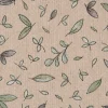 Dekostoff Halbpanama Leinenlook Leaf Soft Watercolor Allover Blätter natur grün 1,40m Breite