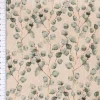 Dekostoff Halbpanama Leinenlook Little Eukalyptus Leaves Mini Eukalyptusblätter natur grün 1,40m Breite