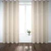 Dekostoff Halbpanama Leinenlook Daisy Sweet Garden Gänseblümchen Blüten natur weiß 1,40m Breite