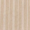 Dekostoff Halbpanama Leinenlook Basic Stripe Streifen natur weiß 1,40m Breite