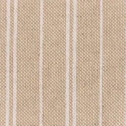 Dekostoff Halbpanama Leinenlook Basic Stripe Streifen natur weiß 1,40m Breite