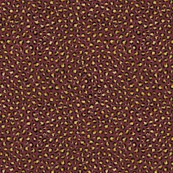 Dekostoff Halbpanama Leomuster Leoprint weinrot gold 1,40m Breite