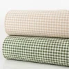 Dekostoff Herzchen Karo klein beige weiß 140cm Breite