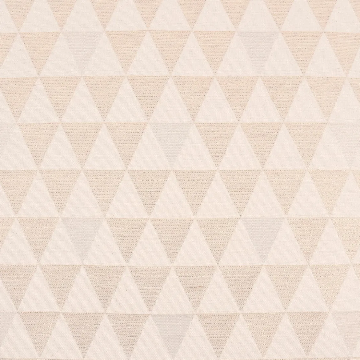 Dekostoff Jacquard Doubleface Premium Metallic Triangel Retro Scandi gold hellbeige 1,4m Breite