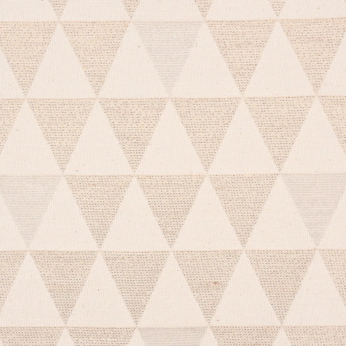 Dekostoff Jacquard Doubleface Premium Metallic Triangel Retro Scandi gold hellbeige 1,4m Breite