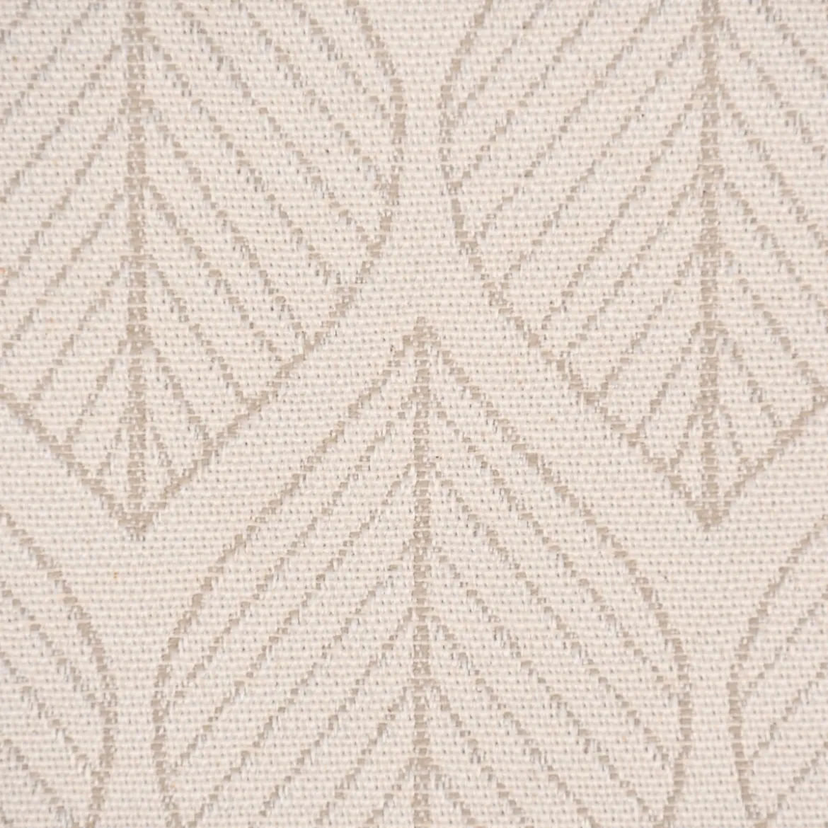 Dekostoff Jacquard Doubleface Premium Leaf Retro Scandi Blätter beige 1,4m Breite