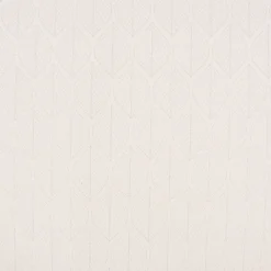 Dekostoff Jacquard Doubleface Premium Metallic Leaf Retro Scandi Blätter silber beige 1,4m Breite